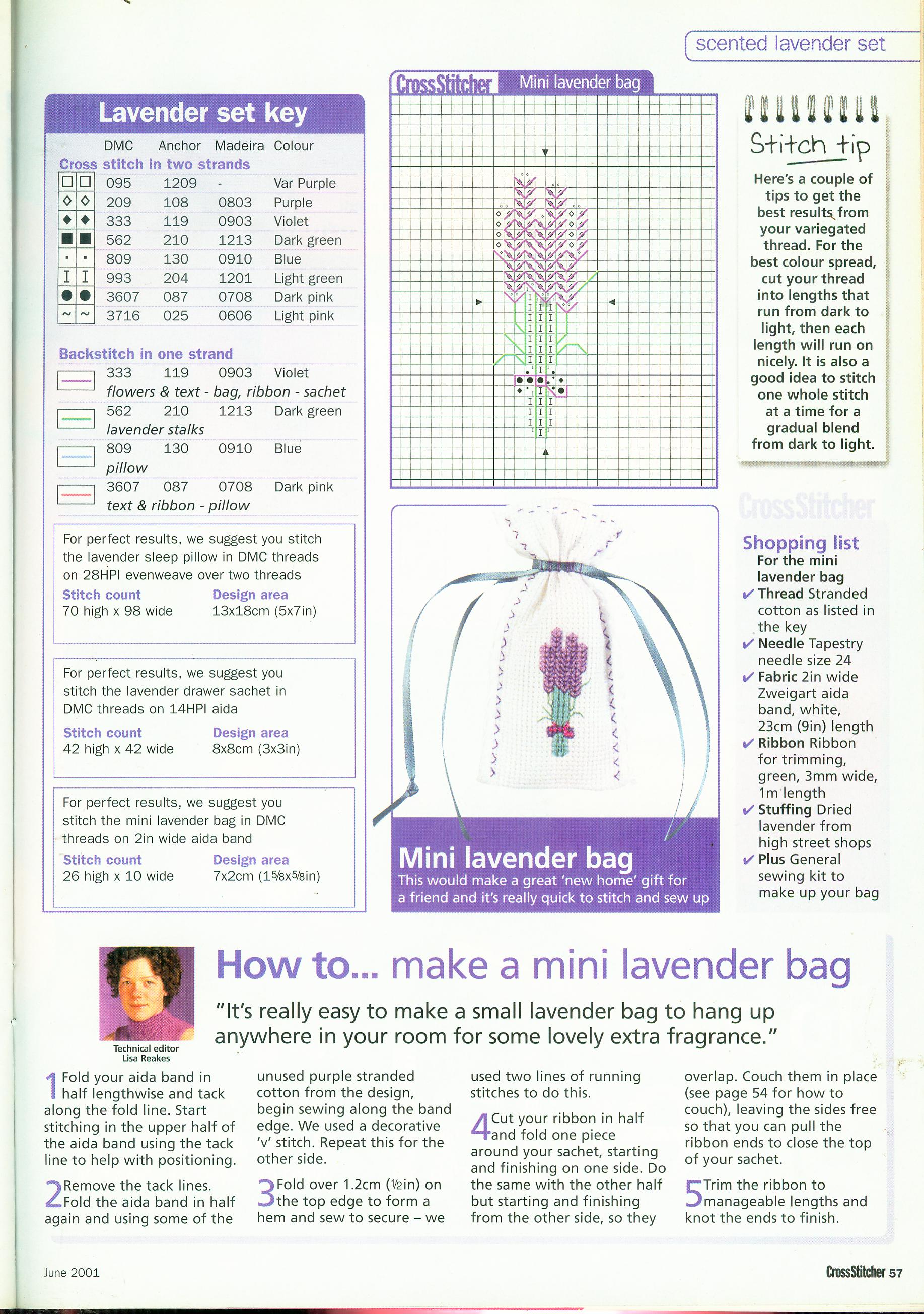 schema piccolo fiore di lavanda