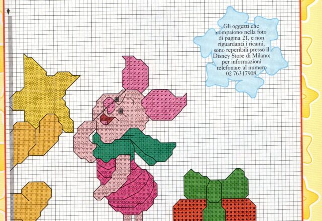 schema ricamo winnie con stellina (2)