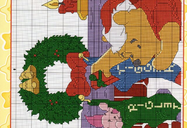 schema ricamo winnie the pooh al caminetto (1)