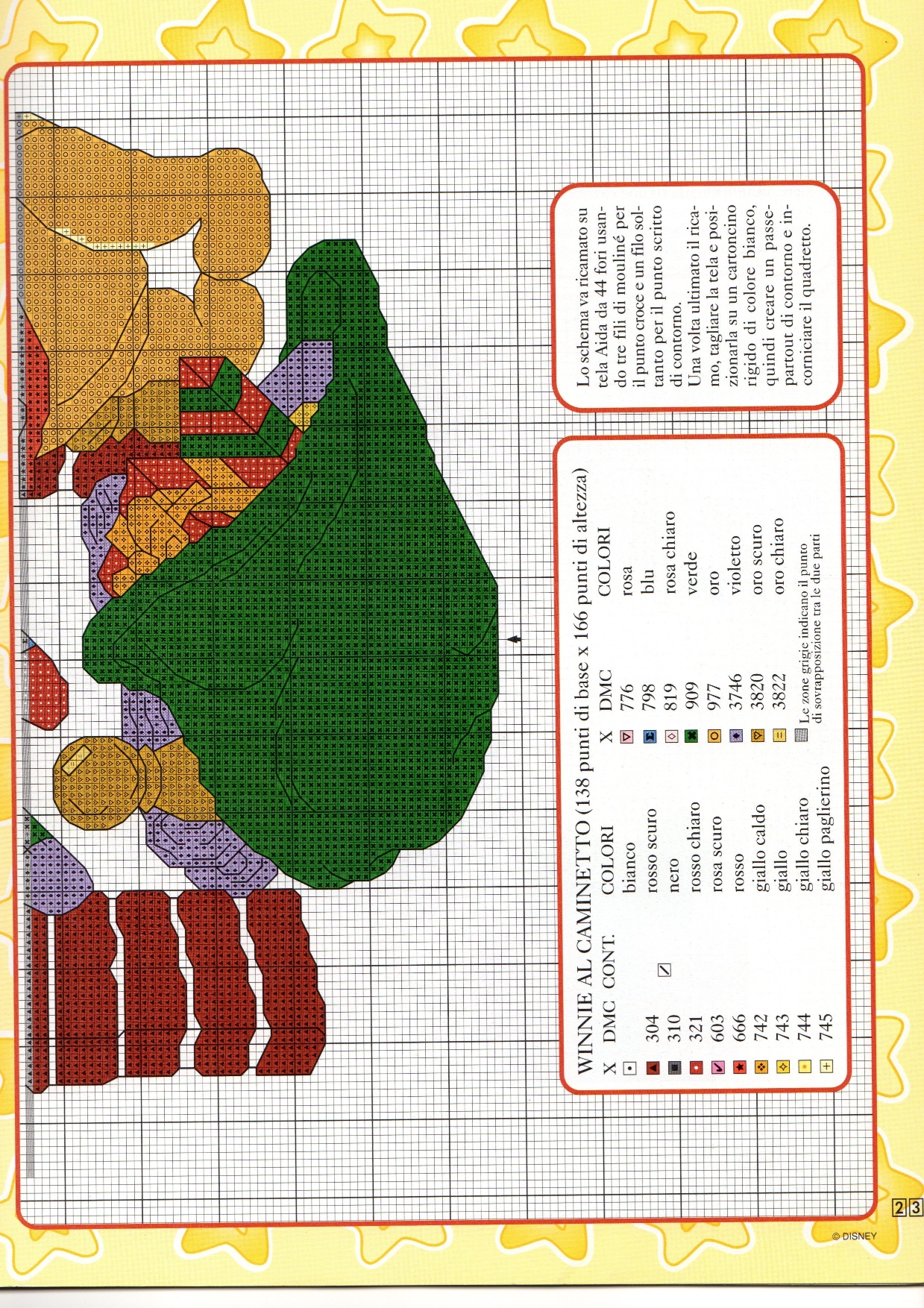 schema ricamo winnie the pooh al caminetto (2)