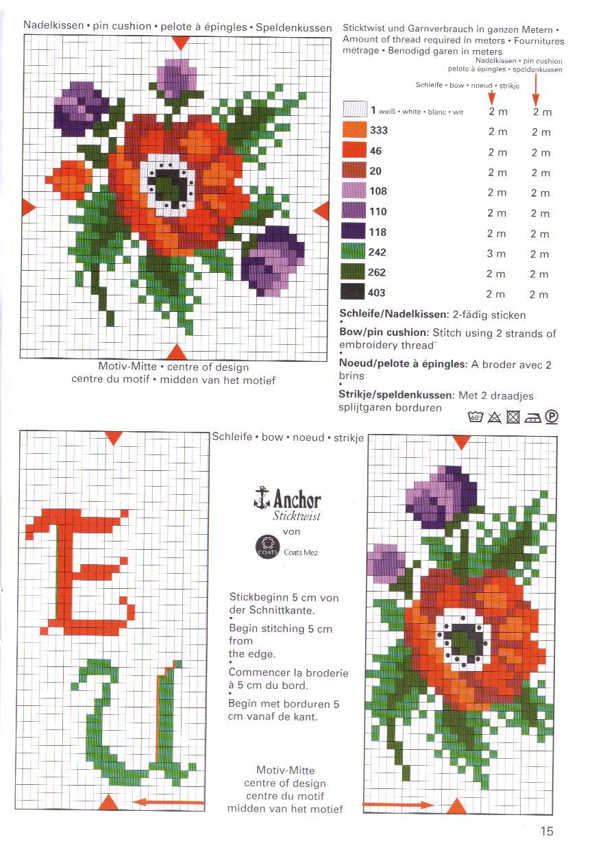 tovaglia papaveri fiorellini viola (2)